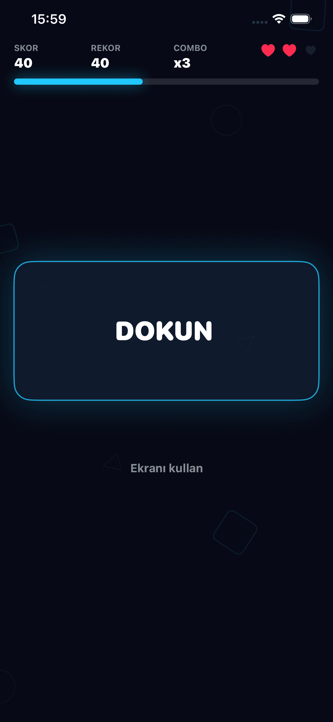 3. PanicButton oyun ekranı